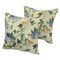 Blaziing Needles 17-inch Outdoor Spun Polyester Throw Pillows (Set of 2) - Blossom Crme